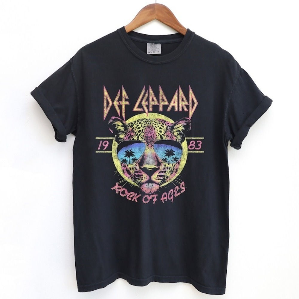 Def Leppard Tshirt Band Tee Band Tee Def Leppard Concert Tshirt